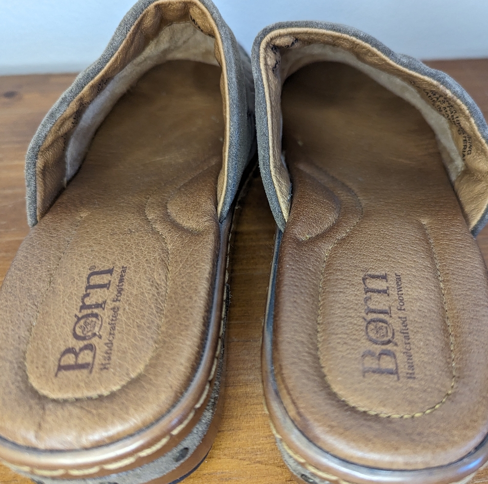 NWOT Born Yucatan Distressed Clogs Wet Weather (Grey) Women's Size 9 - Picture 9 of 14